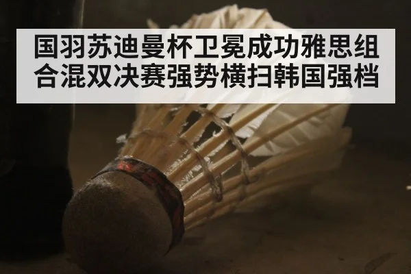 国羽苏迪曼杯卫冕成功雅思组合混双决赛强势横扫韩国强档